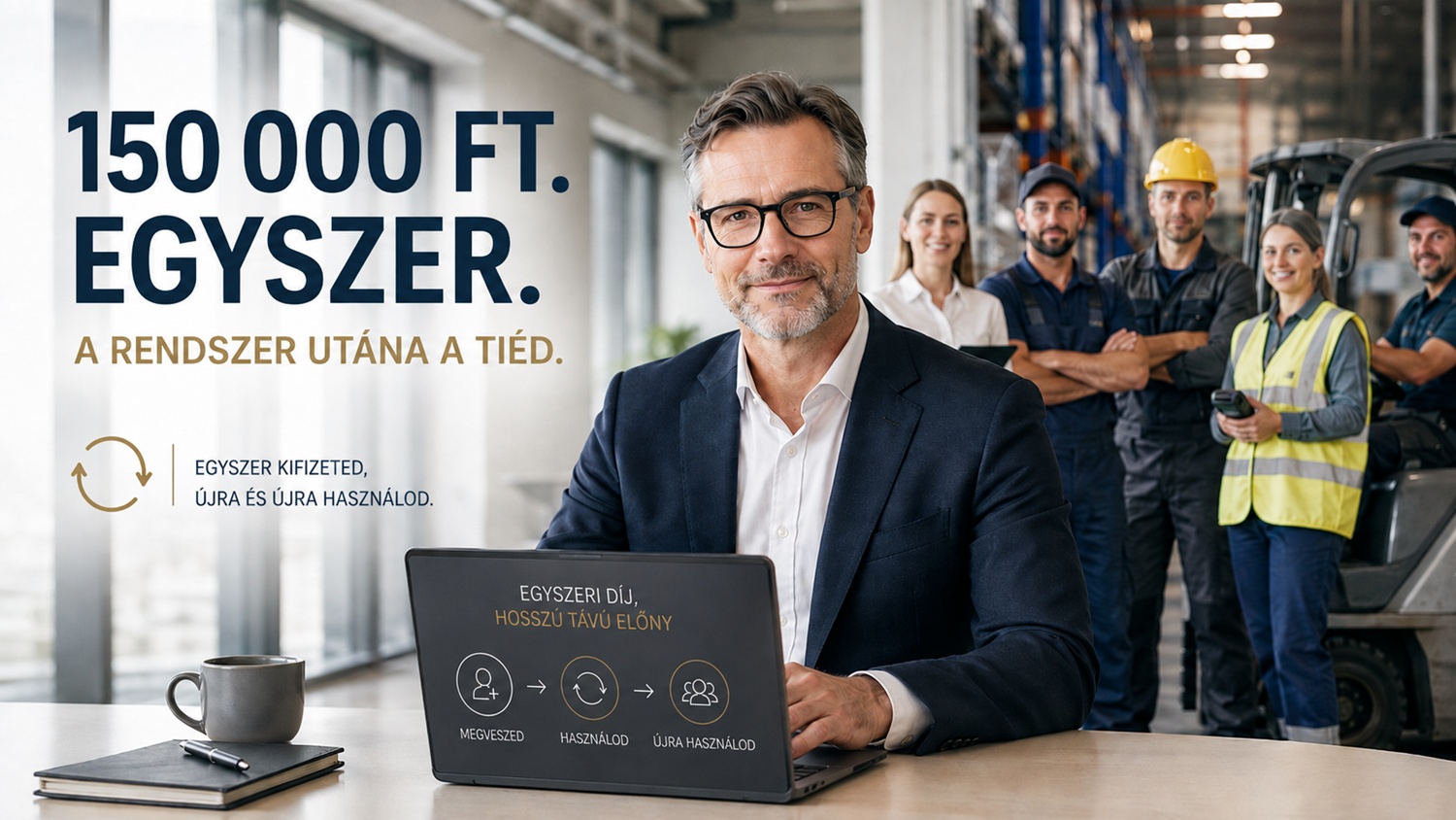 Munkaerő-toborzás árak és saját toborzási rendszer egyszeri 150 000 Ft-os díjjal