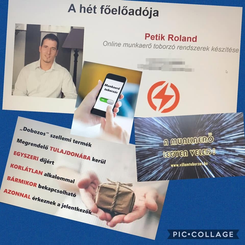 Petik Roland előadása az online munkaerő toborzó rendszerekről a BNI üzleti klubban.